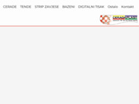 Frontpage screenshot for site: Ceradaplast d.o.o. (http://www.ceradaplast.hr/)