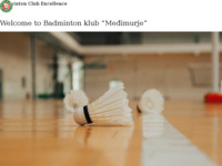 Slika naslovnice sjedišta: Badmintonski klub Međimurje (http://www.bk-medjimurje.hr)