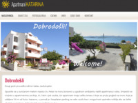 Frontpage screenshot for site: Apartmani Katarina (http://www.apartmani-katarina.net)