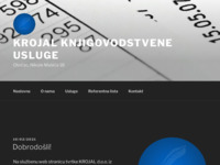 Frontpage screenshot for site: Krojal d.o.o. (http://www.krojal.hr)