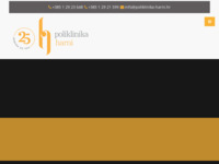 Frontpage screenshot for site: (http://www.poliklinika-harni.hr)