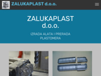 Frontpage screenshot for site: (http://www.tplast.hr)