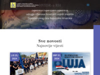 Frontpage screenshot for site: Zajednica županijskih zajednica Udruga HVIDR-a RH (http://www.hvidra.hr/)