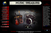 Frontpage screenshot for site: Music treasure (http://www.inet.hr/~vbirimis/INDEX.htm)