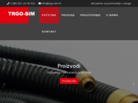 Frontpage screenshot for site: Trgo sim d.o.o. (http://www.trgo-sim.hr)