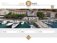 Frontpage screenshot for site: Hotel Kaštil (http://www.kastil.hr)