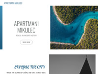 Frontpage screenshot for site: Apartmani Mikulec, privatni smještaj, Osor, otok Cres (http://www.apartmanimikulec.com/)