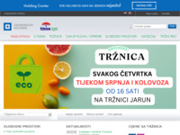 Frontpage screenshot for site: Tržnice i veletržnica Zagreb (http://www.trznice-zg.hr/)