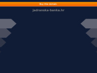 Frontpage screenshot for site: (http://www.jadranska-banka.hr)