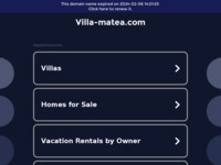 Frontpage screenshot for site: (http://www.villa-matea.com)