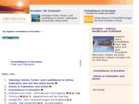 Frontpage screenshot for site: (http://www.kroatien-links.de/insel-pag.htm)