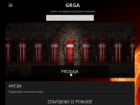 Frontpage screenshot for site: Grga servis i prodaja vatrogasne opreme (http://www.grga.hr/)