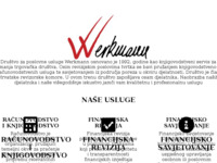 Frontpage screenshot for site: Werkmann - knjigovodstveni servis (http://www.werkmann.hr/)