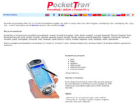 Frontpage screenshot for site: (http://www.tranexp.hr/PocketTran.html)