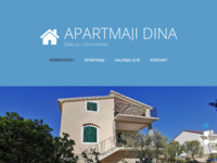 Frontpage screenshot for site: (http://www.dina-apartmani.com)