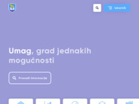 Frontpage screenshot for site: Grad Umag (http://www.grad-umag.hr/)