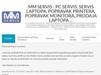 Frontpage screenshot for site: (http://www.mmservis.hr)