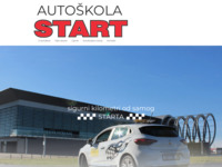 Frontpage screenshot for site: Auto škola Start, Osijek (http://www.autoskolastart.hr/)