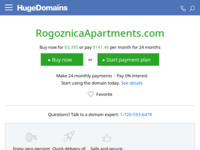 Frontpage screenshot for site: (http://www.rogoznicaapartments.com)