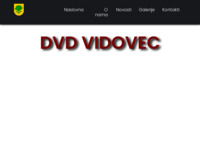 Frontpage screenshot for site: (http://www.dvd-vidovec.hr)