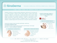 Frontpage screenshot for site: Poliklinika GinoDerma (http://www.ginoderma.hr/)