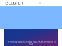 Frontpage screenshot for site: LogiNet informatički inženjering d.o.o.Online (http://www.loginet.hr)