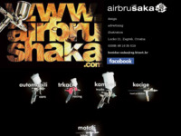 Frontpage screenshot for site: Airbrush Šaka Design (http://www.airbrushaka.com/)