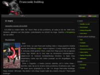 Frontpage screenshot for site: Francuski buldog (http://frenchbulldog.hrastro.com/hrv/index.php)
