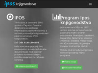 Frontpage screenshot for site: (http://www.ipos.hr)