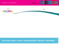 Frontpage screenshot for site: (http://www.poliklinika-helena.hr)