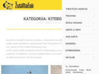 Frontpage screenshot for site: Zmajarski klub Žuti mačak (http://www.zutimacak.hr/kite)