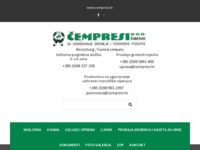 Frontpage screenshot for site: Čempresi d.o.o (http://www.cempresi.hr)