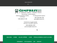 Frontpage screenshot for site: (http://www.cempresi.hr)