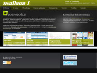 Frontpage screenshot for site: Malleus d.o.o. - CMS, web aplikacije (http://www.malleus.hr)