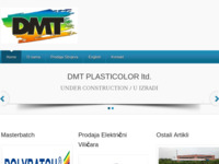 Frontpage screenshot for site: Dmt Plasticolor d.o.o. (http://www.dmt-plast.com/)