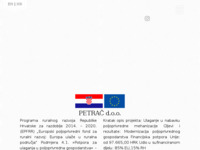 Frontpage screenshot for site: (http://www.petrac.hr/)