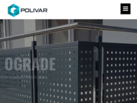 Frontpage screenshot for site: Polivar d.o.o. - Proizvodnja i montaža inox proizvoda (http://www.polivar-inox.hr/)