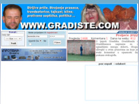 Frontpage screenshot for site: Gradište (http://www.gradiste.com)