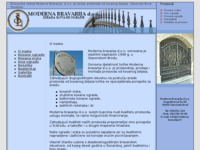 Frontpage screenshot for site: (http://www.moderna-bravarija.hr/)