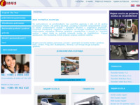 Frontpage screenshot for site: Putnička agencija Ibus (http://www.ibus.hr)