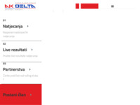 Frontpage screenshot for site: Auto klub Delta Zagreb (http://www.akdelta.hr/)