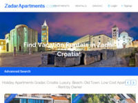 Frontpage screenshot for site: (http://www.novaljaapartments.com)