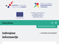 Frontpage screenshot for site: Bednja (http://www.bednja.hr/)