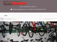 Frontpage screenshot for site: k1bikesport.hr (http://www.k1bikesport.hr/)