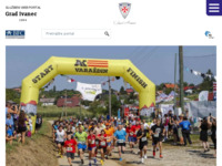 Frontpage screenshot for site: Grad Ivanec (http://www.ivanec.hr)