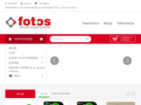 Frontpage screenshot for site: FoToS d.o.o. - veleprodaja fotografskog materijala (http://www.fotos.hr/)