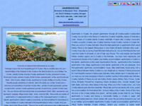 Frontpage screenshot for site: (http://www.apartmentscroatia.com/)