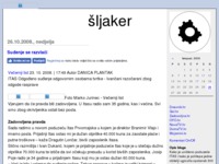 Frontpage screenshot for site: (http://sljaker.blog.hr/)