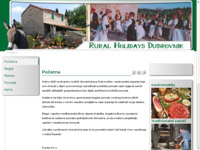 Frontpage screenshot for site: (http://www.dubrovnikruralholidays.com)