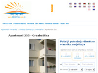 Frontpage screenshot for site: Grebaštica - apartmani i nekretnine (http://www.grebastica.com)